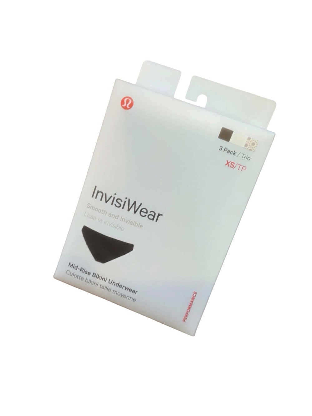 NWT Lululemon InvisiWear Mid/rise Bikini Underwear Size XS